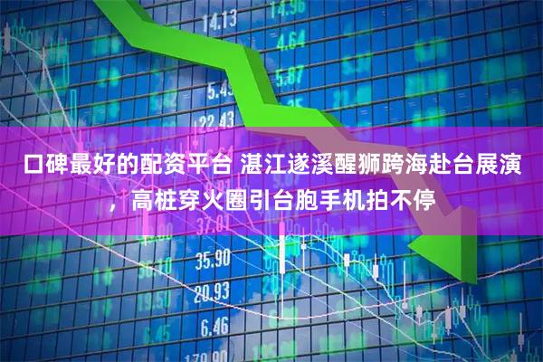 口碑最好的配资平台 湛江遂溪醒狮跨海赴台展演，高桩穿火圈引台胞手机拍不停